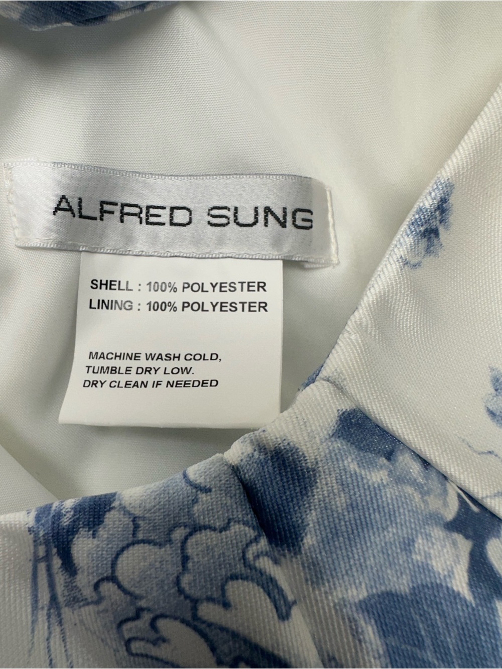 NEW ALFRED SUNG Style D825FP Floral Lace Up Gown, Size 0 - Picture 10 of 11